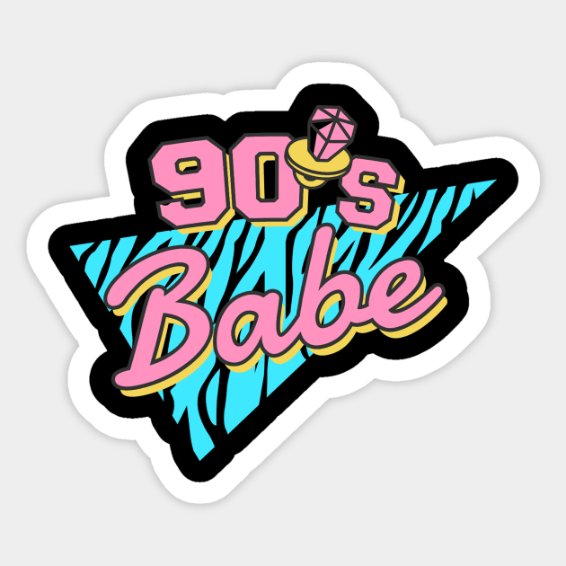 90s Girl Sticker by Urban_Vintage